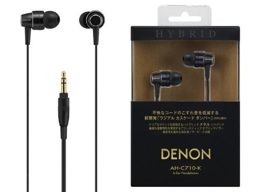 Amazon.co.jp: Denon インナーイヤーヘッドホン ブラック AH-C710-K