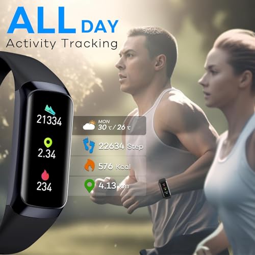 Image of Fitness Tracker Watch, Smart Watch with Blood Pressure Heart Rate Sleep IP67 Waterproof Health Watches Fitness Activity Tracker Step Calorie Counter Pedometer Watches dfv65br6fgb1r