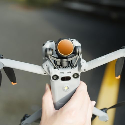 Sunnylife DJI Mini 5 Pro�p�t�B���^�[�Ή��AMCUV HD�K���X�����Y4�_�Z�b�g�iND8/16/32/64�j(CPL ND8 ND16)