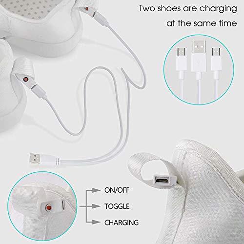 Fiber Optic LED Shoes Light Up Sneakers for Women Men with USB Charging Flashing Festivals Party Dance Luminous Kids Shoes4