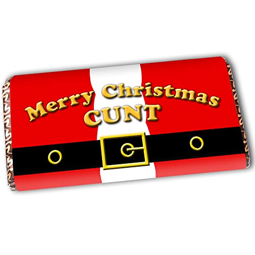 Christmas Cunt - Rude Novelty Chocolate Bar - Great Gift Idea For Your Favourite Cunt