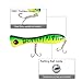 Dr.Fish Topwater Popper Saltwater Fishing Lures, 8 Inches GT Popper VMC Treble Hooks Surf Fishing Lures for Striper Tuna Bluefish Pencil Fishing Plugs Offshore Chartreuse