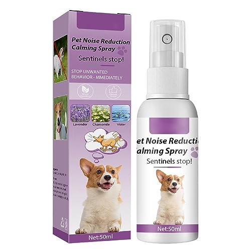Beruhigungsspray Für Hunde 50 Ml Pheromonkopie Reduziert Destruktives Verhalten Und Angst Bei Reisen Tierarztbesuchen Und Gewittern. Beruhigendes Pheromonspray Für Hunde Und Katzen Für Haustiere