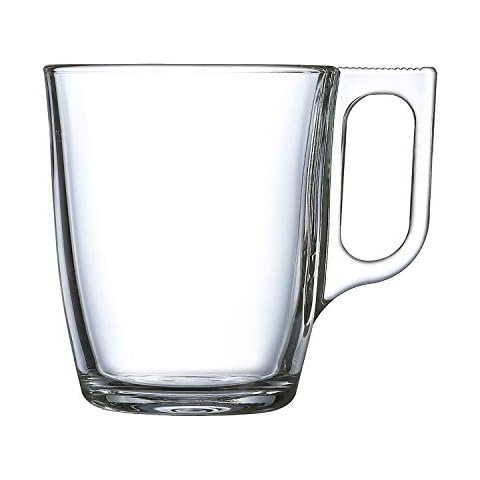 Luminarc Nuevo Set 6 Tazas Desayuno Mugs café de Vidrio Cover