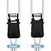 XLIUAX Crutch Bag, Portable Crutch Storage Organizer with 2 Pockets Lightweight Crutch Accessories Storage Pouch for Underarm Crutches Phone Wallets Keys Water Bottle Lipstick Glasses
