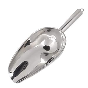 Linel Schaufel – 1 Stück Edelstahl Multifunktionale Eisportionierer, für Kaffee, Bohnen, getrocknete Obstschaufel (680 ml)