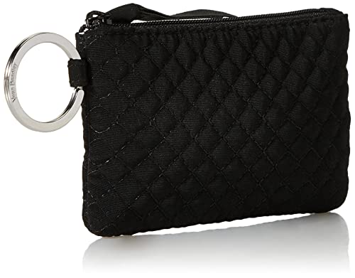 Vera Bradley Women's Microfiber Zip ID Case Wallet, True Black, One Size2