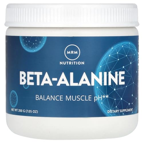 MRM Nutrition Beta-Alanine | Balance Muscle pH | Performance + Endurance | Gluten-Free + Vegan | 125 Servings