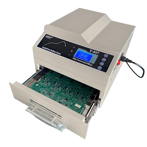 Desktop Reflow Soldering Oven, Benchtop Solder Oven 10-Min