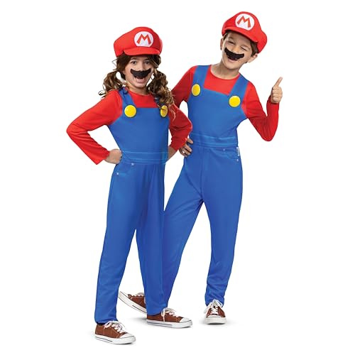 Disfraz clásico infantil Mario para niños miniatura 5