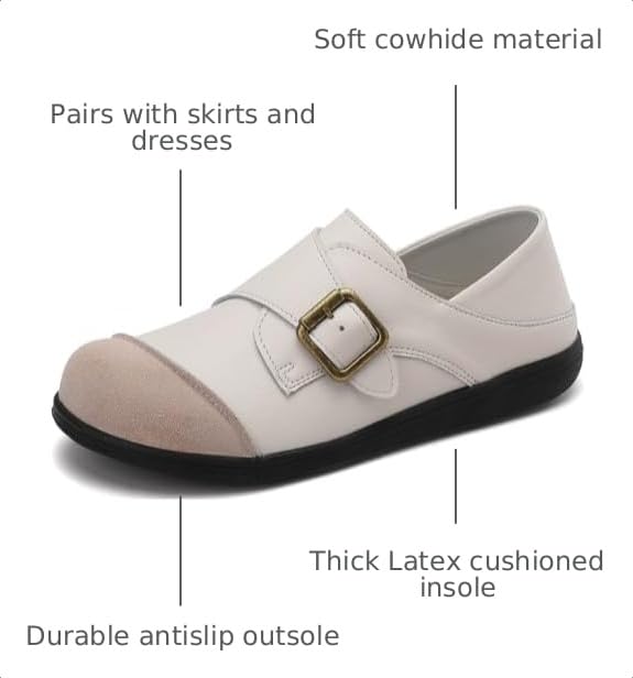 Image of Slip on Loafers for Women Work Walking Comfortable Flats Shoes for Casual Driving Evening Going Out Indoor Office,Standing,Shopping,Ladies Clearance Shoes