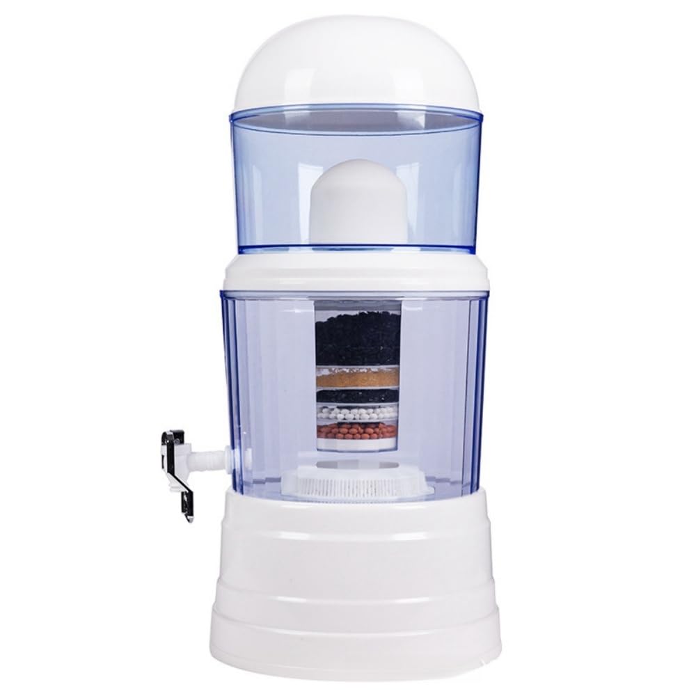 Amazon | 浄水器 多層ろ過機能付き浄水器 濾過バケツ 14L Demanca