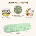 Potaroma Cat Toys Pillows, 3 Pack, Soft and Durable Crinkle Sound with Catnip Inside, Interactive Indoor Kitten Kicker, Promotes Kitty Exercise - Image 2