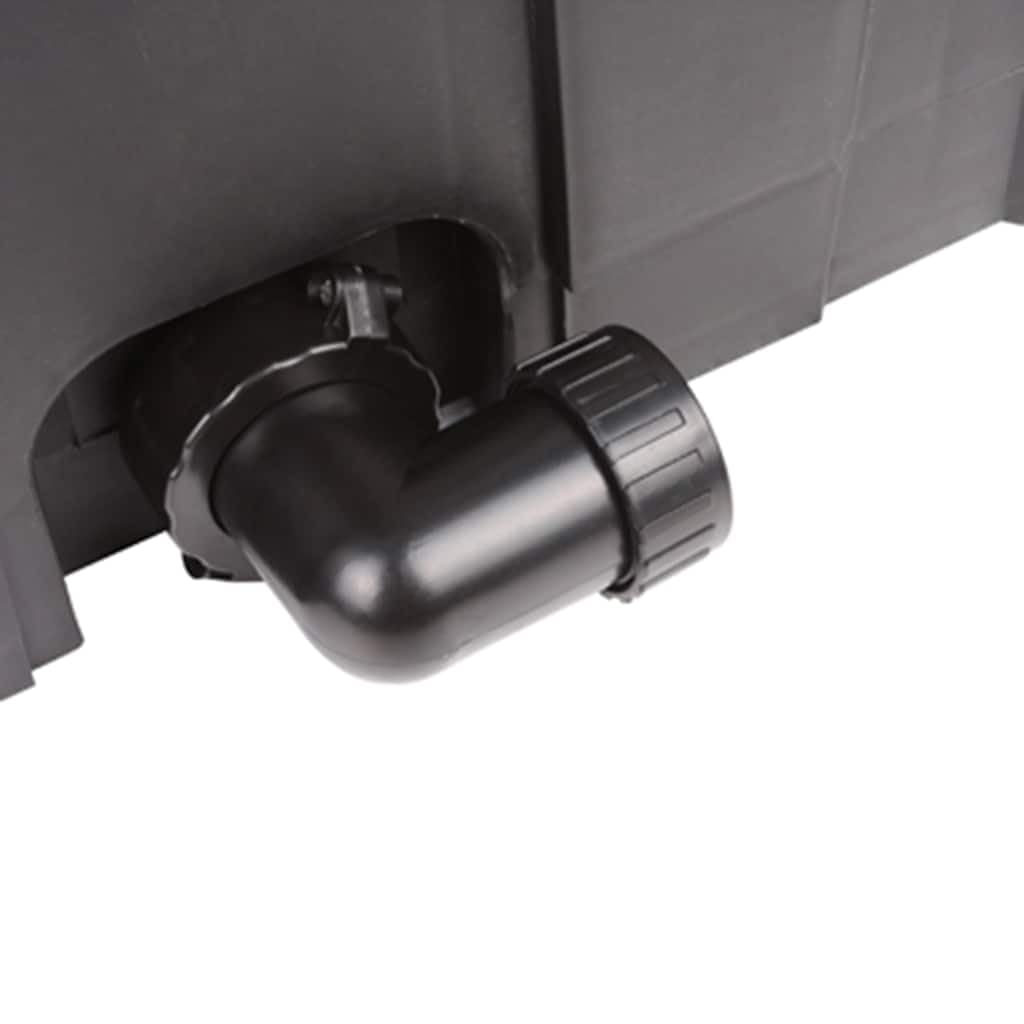 Filtro biologico per laghetto da 8000 l/h per acqua pulita, filtro con materiale filtrante per laghetti fino a 12000 litri, potente filtro passante
