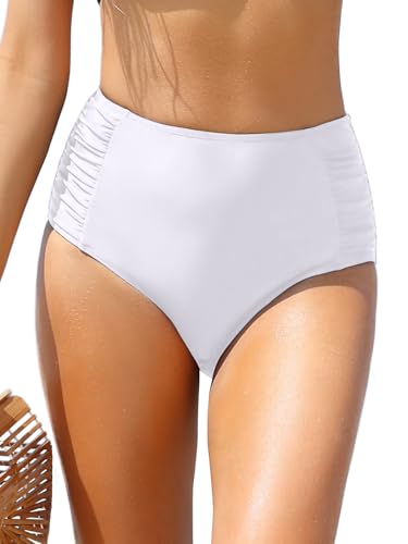 Maillot de bain rétro à effet gainant et tankini court côtelé pour femme active