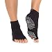 Gaiam Grippy Toeless Yoga Socks, Small/Medium, Granite Storm