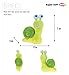 DolliBu Plush Snail Stuffed Animal - Soft Plush Huggable Big Eyes Yellow Snail, Adorable Playtime Land Snail Plush Toy, Cute Wild Life Cuddle Gifts for Kids & Adults - 9 Inch