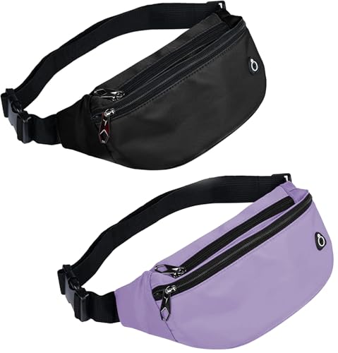 Image of Fanny Packs for Men and Women, Water-Repellent Sports Waist Pack Bag for Travel Hiking Running Hands-free