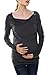 Arshiner Women's Cowl Neck Long Sleeve Maternity Nursing Tunic Blouse