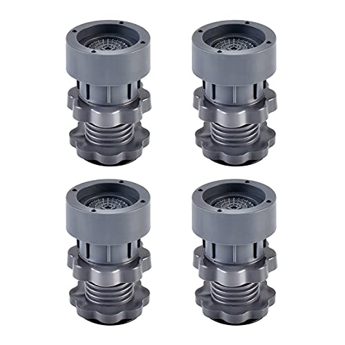 4 Alfombrillas antivibración Ajustables para Lavadora, Alfombrilla Antideslizante Multiusos para Secadora, Secadora Patas para lavavajillas