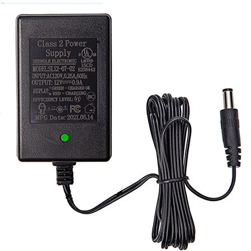 12 Volt Charger for 12V Kids Powered Ride On Car, 12V0.9A Charger for a Variety of Electric Baby Carriage Ride On Toy Power Adapter