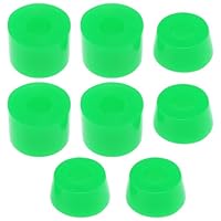 YINETTECH 2 Sätze Long Board Truck Bushings 92A Skateboard Bushings Shock Absorber Suitable for Skate Trucks Four-Wheel Skateboards Grün