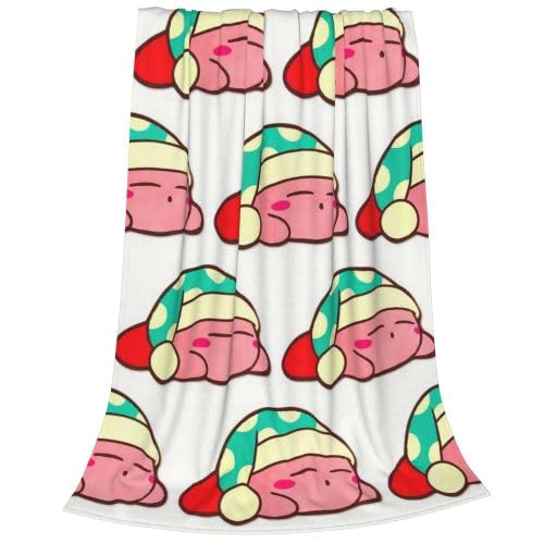 Amazon｜星のカービィ ハーフケット 125X100CM フランネル 吸湿発熱