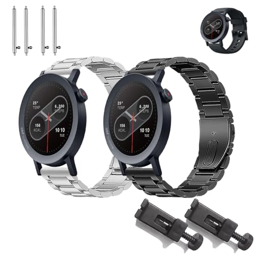 [SUNZHXIN] �y2������z�y3�ʃ`�F�[���z For CMF by Nothing Watch Pro 2 1.32�C���` �o���h �����x���g 22mm ����3�ʃ`�F�[�����^���o���h �ʋC���ǍD ���߉\ ���G��ǍD �h�� �h�� �ȈՑ����E���O����