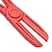 3-Pack Hose Pinch Off Pliers - Fuel Line Clamp Tool for Automotive Brake, Radiator and Coolant (Red, 3 Sizes)