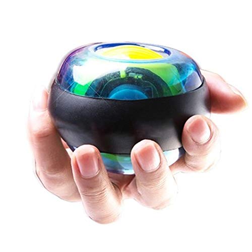 animes Equipo de Entrenamiento giroscópico de Powerball Magic Hand Trainer Destello Autostart Wrist Ball iluminada
