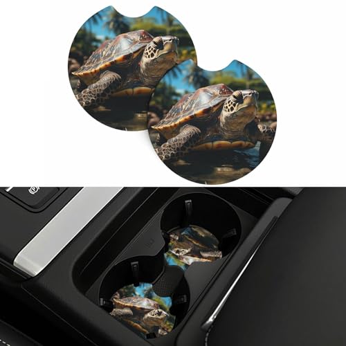 Portavasos para carro 2 piezas antideslizante negro miniatura 5