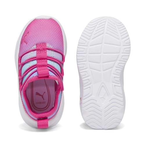 PUMA One4All Sugar Rush Fecho alternativo (infantil), Puma Rosa/azul herói/lavanda intensa, 9 Toddle