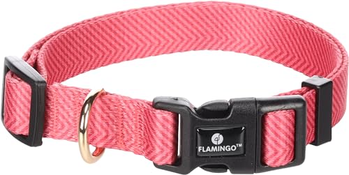 Flamingo Dog Collar Noekie Pink M 40-55cm 20mm