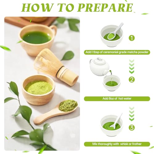 Polvo de Matcha ceremonial para energía y enfoque miniatura 5