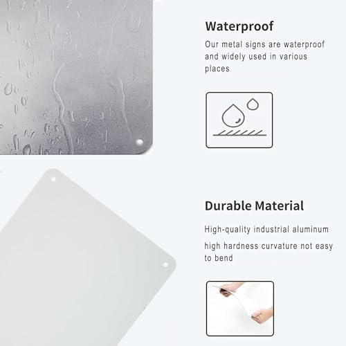 Señal de apagado de emergencia para piscina 8x12 metal miniatura 3
