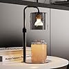Candle warmer lamp with 2 bulbsadjustable heighttimer dimmercompatible with large yankee candle jarsfor jar candleselectric top candle melter110 120vblack  urban country home decor