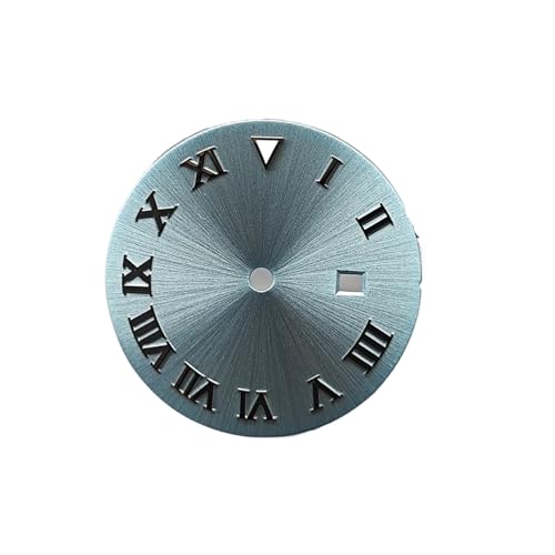Cadran de montre NH05 argent bleu ciel de 24.5mm pour boîtier de 31mm