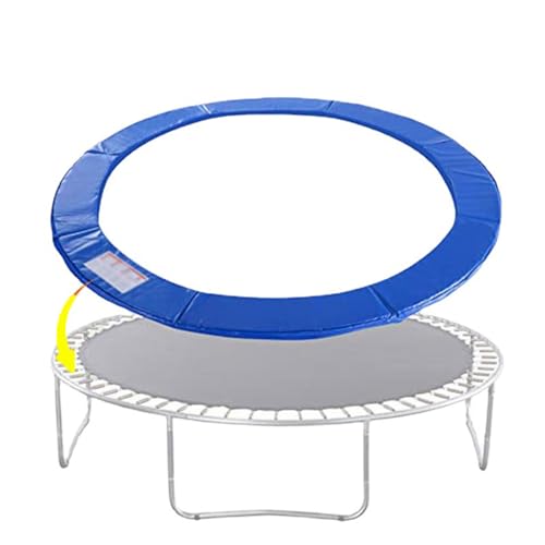 SUOGROLI Replacement Trampoline Safety Pad Mat, 6FT 8FT 10FT 12FT 13FT 14FT 16FT UV Resistant Safety Mat Spring Cover,6FT-183cm,Blue