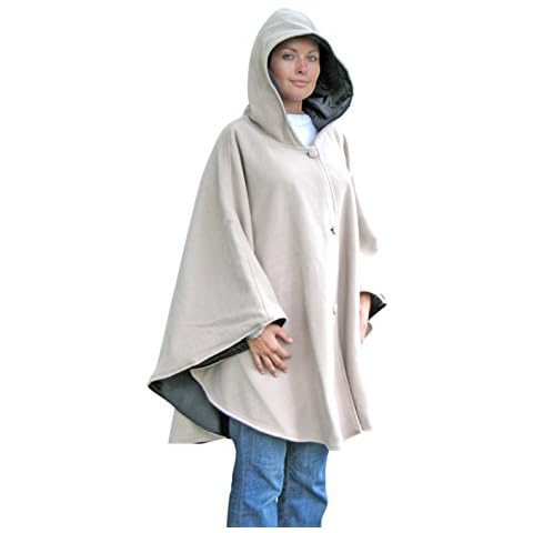 Cape réversible Générique beige et noir Cover