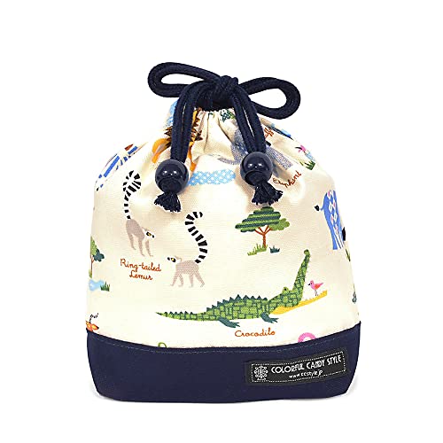Sac à déjeuner à cordon petit format Savannah COLORFUL CANDY STYLE - 3