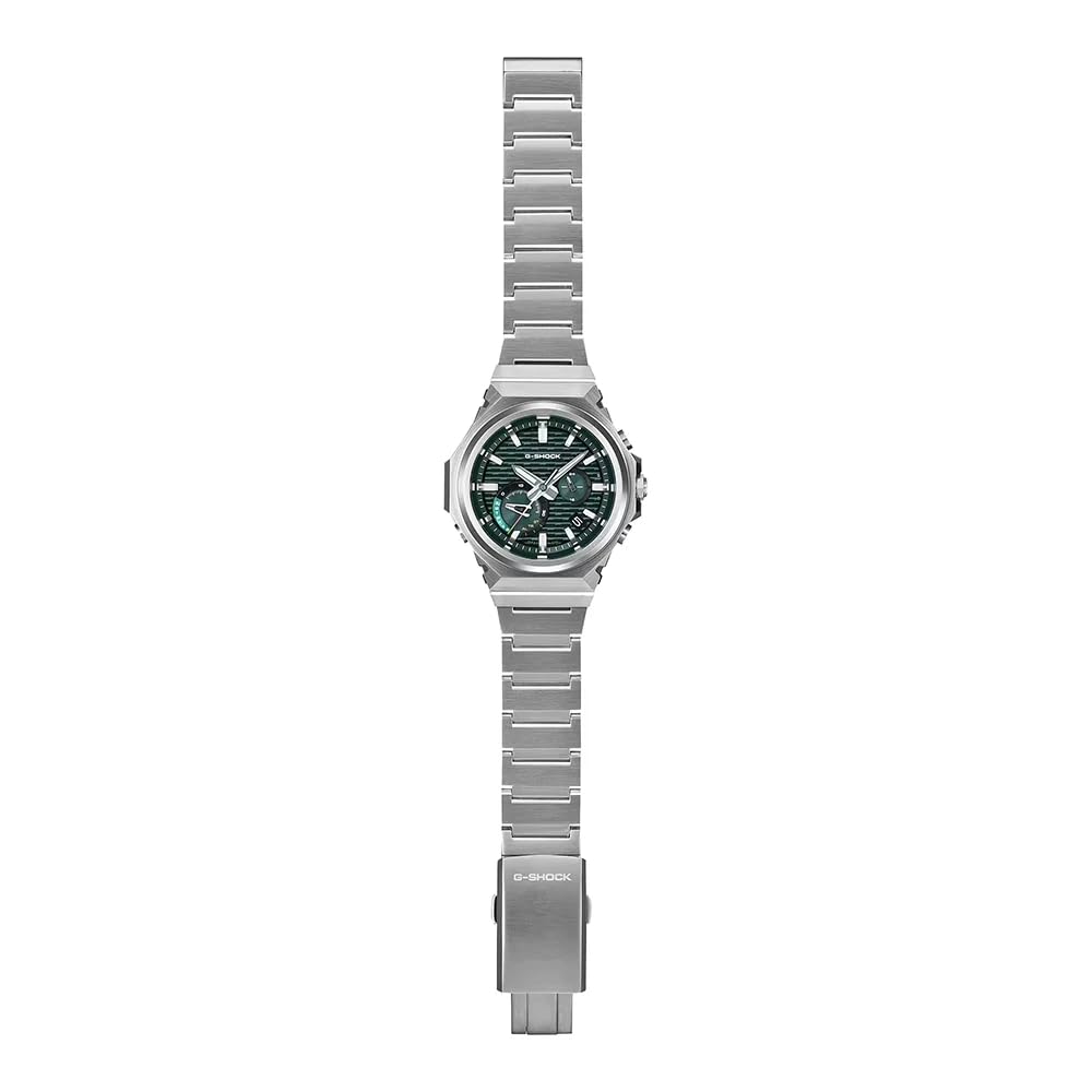 Casio Herren Chronograph Quarz Armbanduhr G-Shock G-Steel