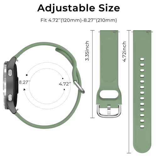 Image of Tobfit 18mm Silicone Watch Strap Compatible for Titan, Timex, Casio, Sonata,HMT etc,Quick Release Sport Loop Colorful Strap