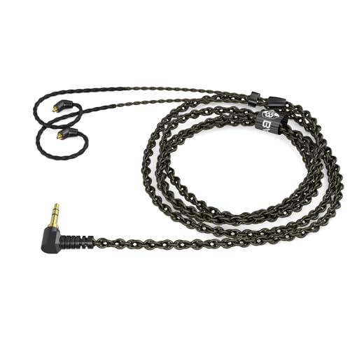 Câble d'écouteurs de rechange 4N MMCX argenté pour audiophile