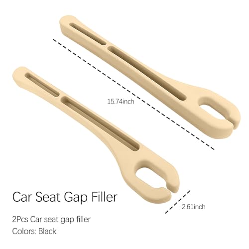 Image of Car Seat Gap Filler Organizer with Phone Holder, Upgrade Version, Prevents Falling, Black, Set of 2 (SA-2)