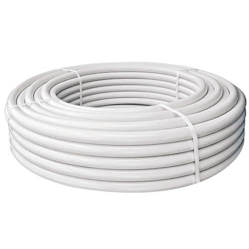 Claber Tubo collettore 25 m White, PE Flessibile Bianco da 1/2" (13-16 mm) per irrigazione a Goccia