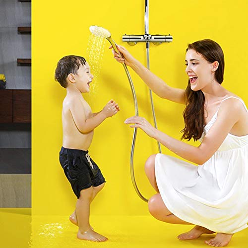 Grifo-Termostatico-para-Banera-y-Ducha-de-Laton-Grifo-Termostatico-Ducha-con-dos-salidas-de-agua-Grifo-de-Banera-Termostatico-con-Boton-de-Seguridad-de-38-Cromo