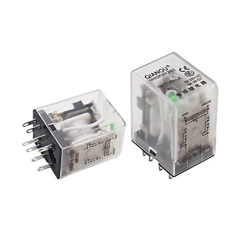 Relais de puissance MY2 DPDT 220VAC à 8 broches pour circuits électriques - 3