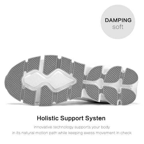 Image of Men's Running Shoes Blade Fashion Sneakers Breathable Mesh Non Slip Gym Sport Trainer Casual Athletic Walking Shoes