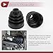 HEROFFIX 1 Set CV Joint Boot Kit for BMW X3 2018-2024 for BMW X4 2019-2024 Inner Constant Velocity Joint Boot W/Clamps No.31608680223 Black Rubber