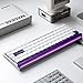 MelGeek MADE68 Air Wired Keyboard, Hall Effect Magnetic Switch Low-Profile Gaming Keyboard, 65% Compact Rapid Trigger, Hot-Swappable, RGB Snap Tap & Adjustable Actuation, Online HIVE Custom (Purple)